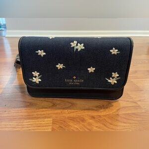 Kate Spade Madison Small Flap Crossbody Handbag KD740 Floral Blazer Blue NWT